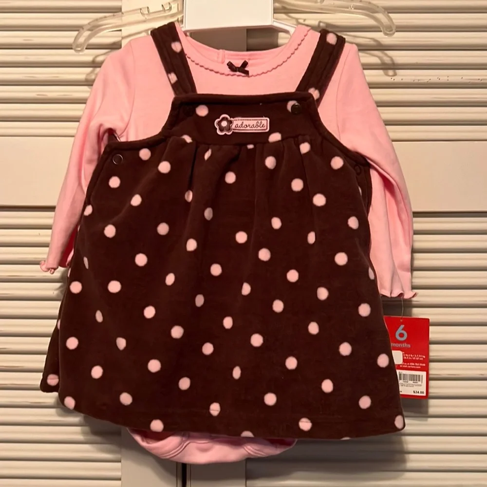 CARTER’S Dress and Onesie Set - Picture 1 of 8